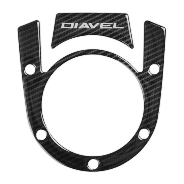 Red Dynamic Red Dynamic Carbon Fibre Yoke Pad for Ducati Diavel '10-'16 models